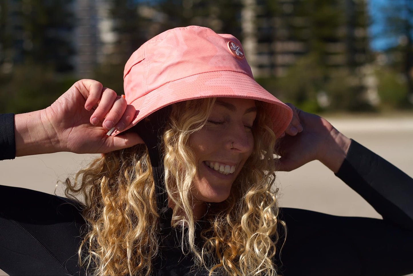 Florals and Corals - Ocean Hat