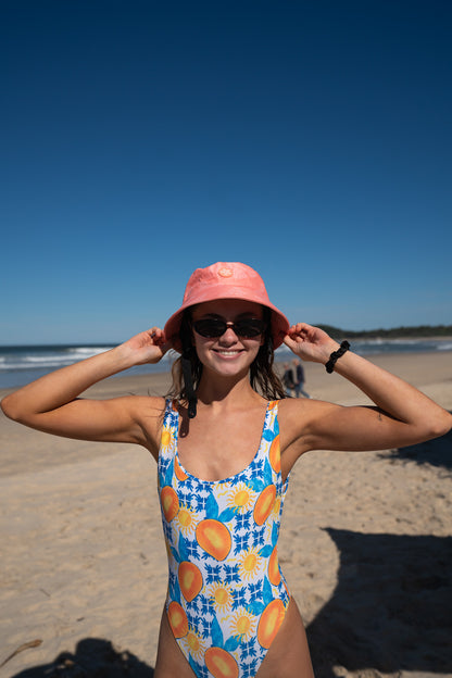 Florals and Corals - Ocean Hat
